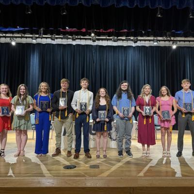 Altus High School recently honored the Top Ten students of the class of 2024. Courtesy photo