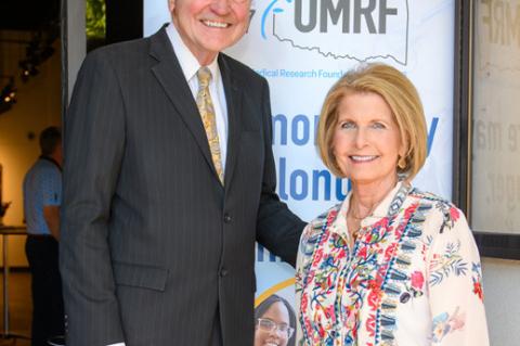 The Oklahoma Medical Research Foundation held a 77 for 77 campaign event in Altus on April 4, 2024. Attendees included Ken and Mary Ann Fergeson. Ken Fergeson served as district chair for the event.