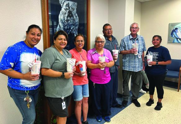 Oct. 2 is National School Custodian Day and Altus High School celebrated their fantastic team with their favorite Sonic drinks to show their appreciation for all they do to keep their school looking good. Courtesy photo