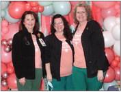 Pictured from left are Women’s Center Nurse Administrators Becky Braddock, Natalie Dabelstein, and Stacey Ford. Courtesy photo
