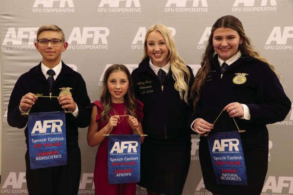 Altus students excel at Southwest District AFR Speech Contest