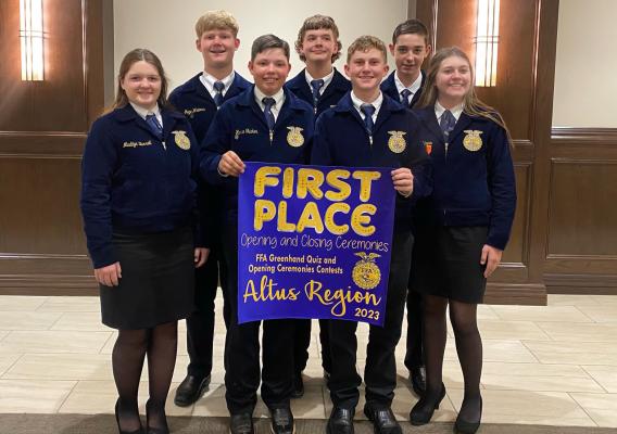 FFA students place first in FFA contest