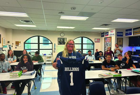 Jessica Robinson was chosen Altus High School Teacher of the Week for all of the great work she does for staff and students. Courtesy photo